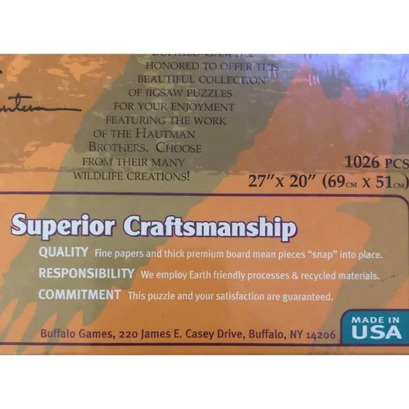 Hautman Brothers Collection Puzzle 1000 Pieces NEW Sealed Black Bay Moose - Picture 5 of 14